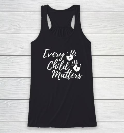 Every Child In Matters Orange Day Kindness Equality Unity Racerback Tank