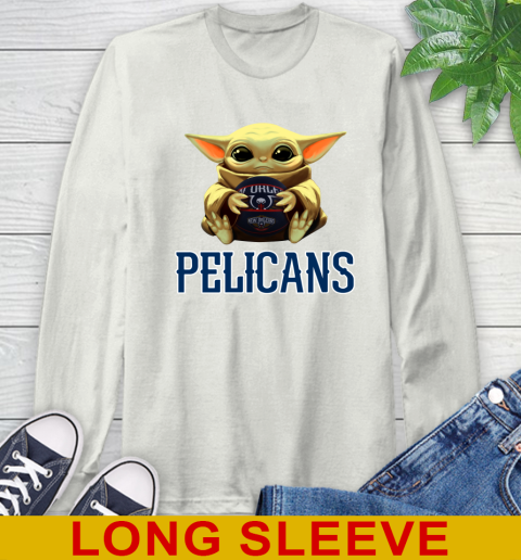 NBA Basketball New Orleans Pelicans Star Wars Baby Yoda Shirt 69