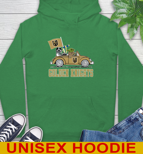 NHL Hockey Vegas Golden Knights Darth Vader Baby Yoda Driving Star Wars Shirt Hoodie 8