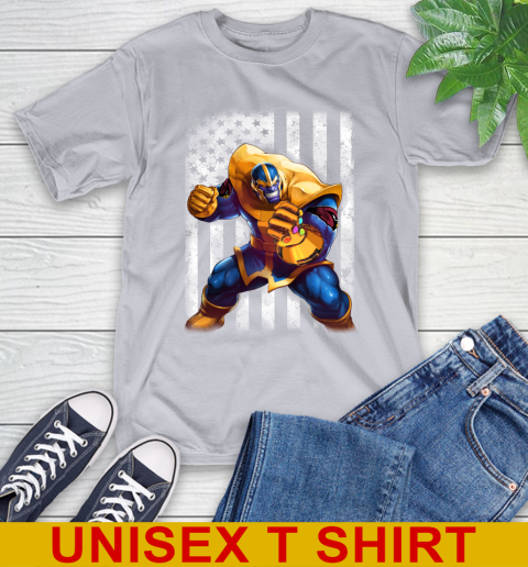 NFL Football Arizona Cardinals Thanos Marvel American Flag Shirt T-Shirt 5