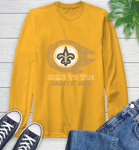 NFL Come To The New Orleans Saints Wars Football Sports Long Sleeve T-Shirt 2