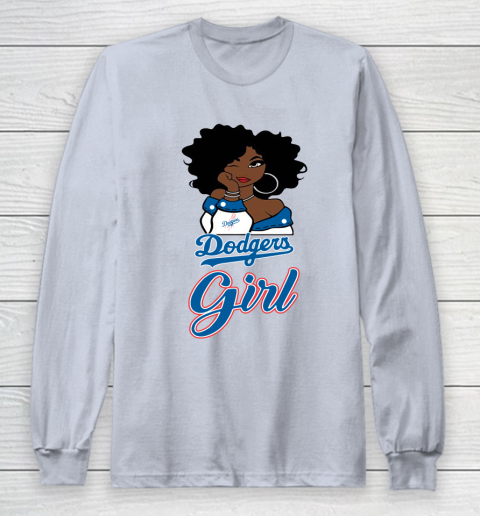 Los Angeles Dodgerss Girl MLB Long Sleeve T-Shirt 6