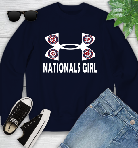 MLB Washington Nationals Under Armour Baseball Sports Youth Sweatshirt 2