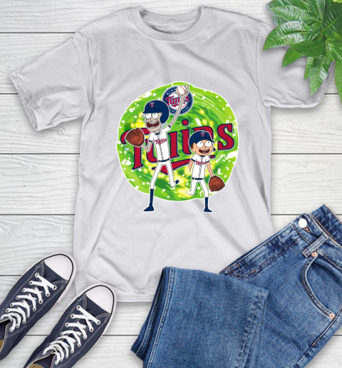 MLB Minnesota Twins Rick And Morty Baseball Sports T-Shirt 12