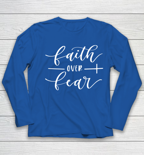 Faith Over Fear Cross Youth Long Sleeve 7