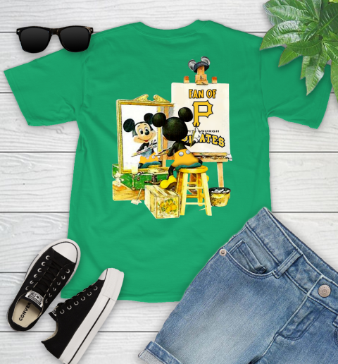 MLB Baseball Pittsburgh Pirates Mickey Drawing Shirt 100