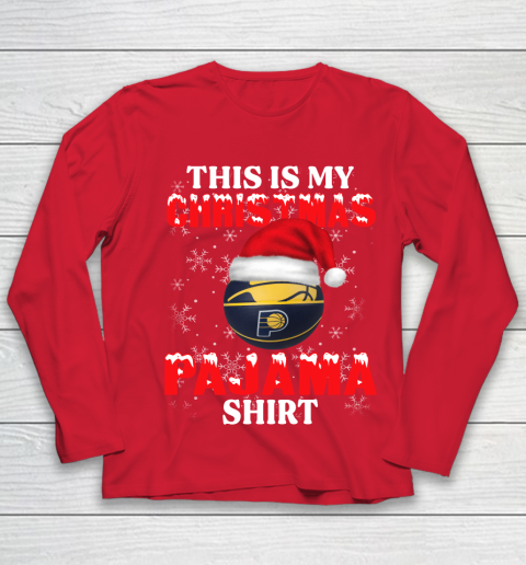 Indiana Pacers This Is My Christmas Pajama Shirt NBA Youth Long Sleeve 8