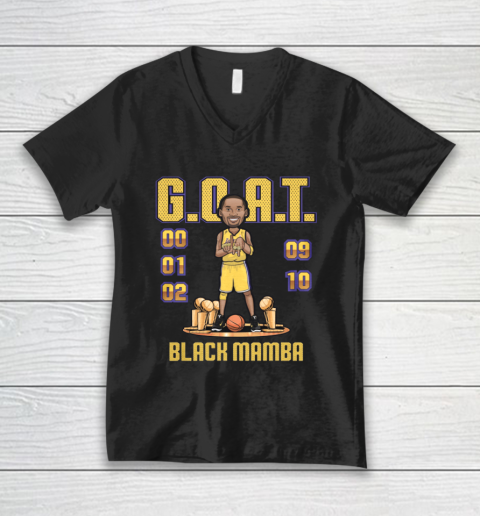 Kobe Bryant Goat V-Neck T-Shirt