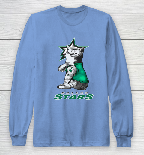 NHL My Cat Loves Dallas Stars Hockey Long Sleeve T-Shirt 8