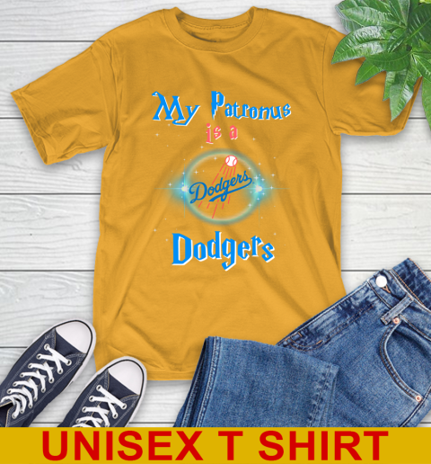 MLB Baseball Harry Potter My Patronus Is A Los Angeles Dodgers T-Shirt 2