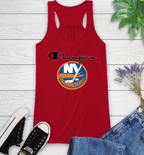 NHL Hockey New York Islanders Champion Shirt Racerback Tank 5 NHL Hockey New York Islanders Champion Shirt Racerback Tank - Image 5