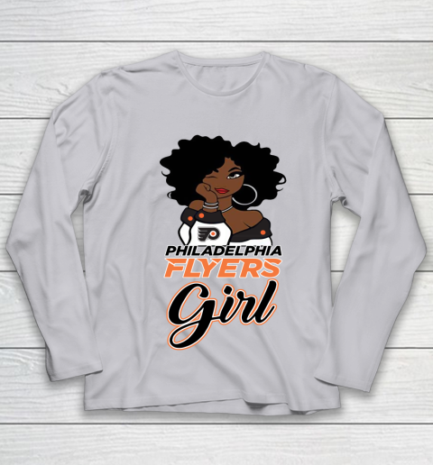 Philadelphia Flyers Girl NHL Youth Long Sleeve 5