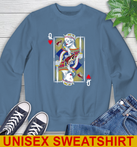 NHL Hockey Arizona Coyotes The Queen Of Hearts Card Shirt Sweatshirt 10