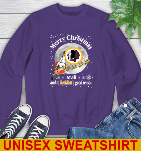 Washington Redskins Merry Christmas To All And To Redskins A Good Season NFL Football Sports Sweatshirt 4