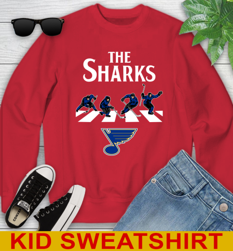 NHL Hockey St.Louis Blues The Beatles Rock Band Shirt Youth Sweatshirt 7