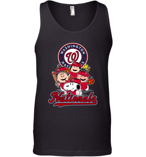 MLB Washington Nationals Snoopy Charlie Brown Woodstock The Peanuts Movie Baseball  T Shirt - Rookbrand