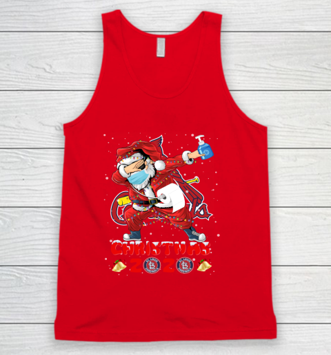 St.Louis Cardinals Funny Santa Claus Dabbing Christmas 2020 MLB Tank Top 5