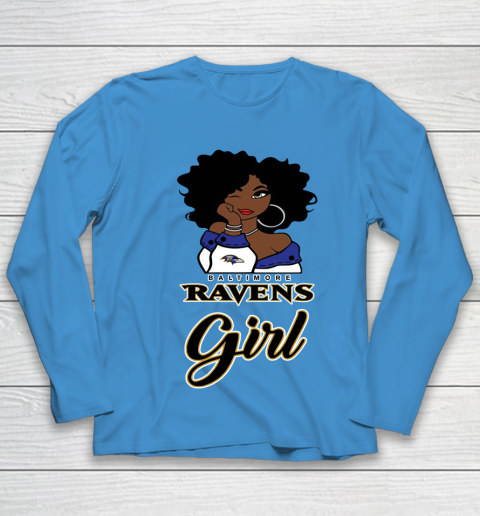 Baltimore Ravens Girl NFL Youth Long Sleeve 7