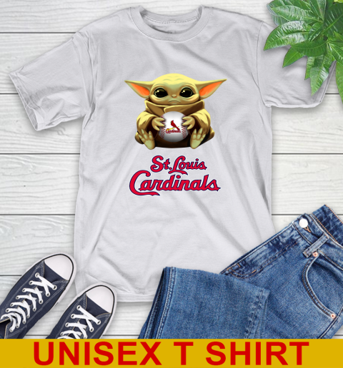 MLB Baseball St.Louis Cardinals Star Wars Baby Yoda Shirt 12