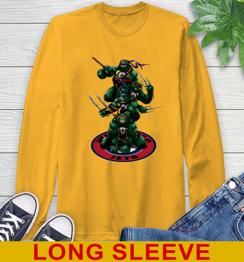 NHL Hockey Winnipeg Jets Teenage Mutant Ninja Turtles Shirt Long Sleeve T-Shirt 3