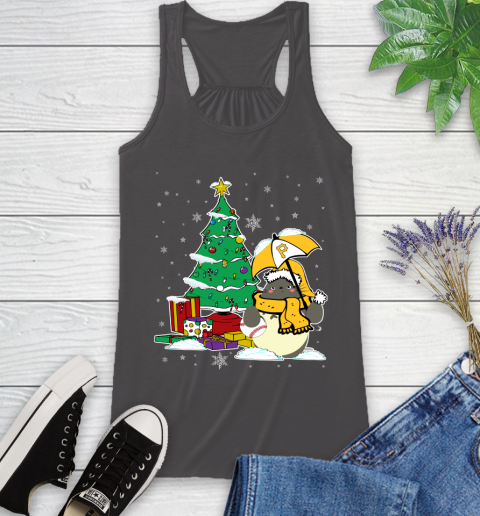 Pittsburgh Pirates MLB Baseball Cute Tonari No Totoro Christmas Sports Racerback Tank 11