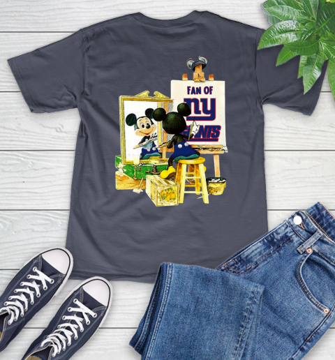 NFL Football New York Giants Mickey Drawing Shirt 52