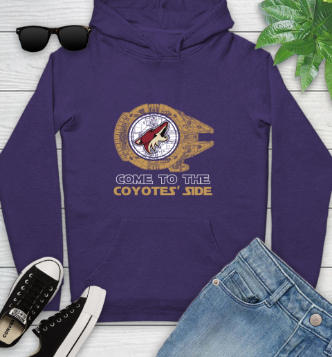 NHL Come To The Arizona Coyotes Wars Hockey Sports Youth Hoodie 5