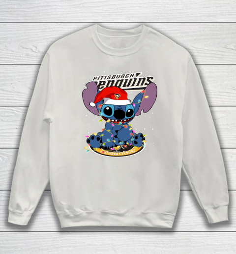 Pittsburgh Penguins NHL Hockey noel stitch Christmas Sweatshirt 8