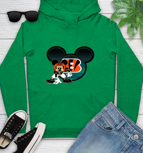 NFL Cincinnati Bengals Mickey Mouse Disney Football T Shirt Youth Hoodie 7