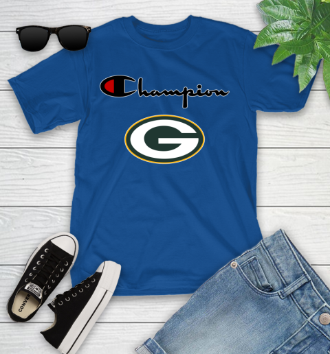 NFL Football Green Bay Packers Champion Shirt Youth T-Shirt 6