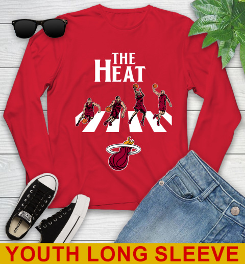NBA Basketball Miami Heat The Beatles Rock Band Shirt Youth Long Sleeve 11