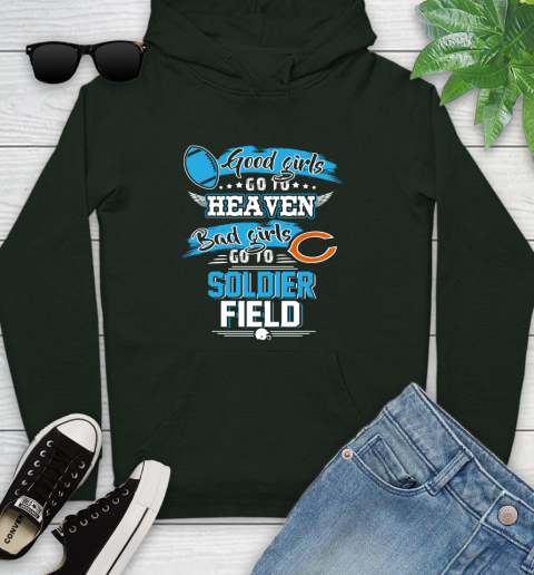 Chicago Bears NFL Bad Girls Go To Soldier Field Shirt Youth Hoodie 14