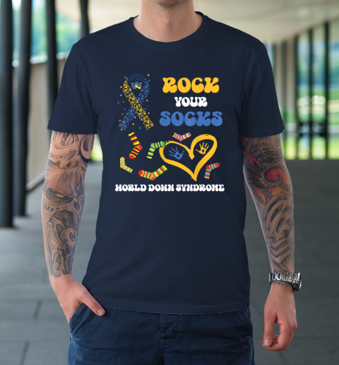 Down Syndrome Awareness Rock Your Socks T-Shirt 10