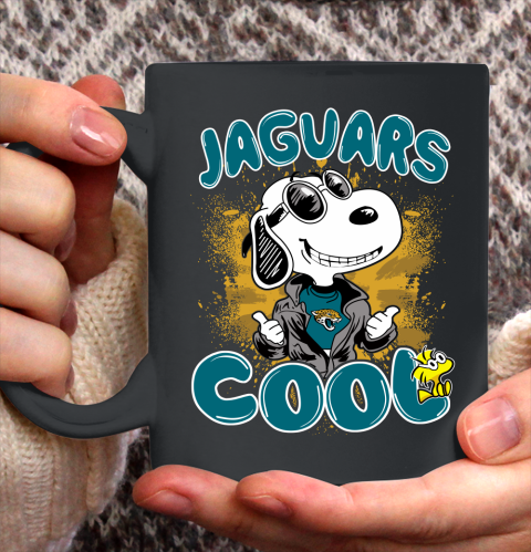 NFL Football Jacksonville Jaguars Cool Snoopy Shirt Ceramic Mug 11oz
