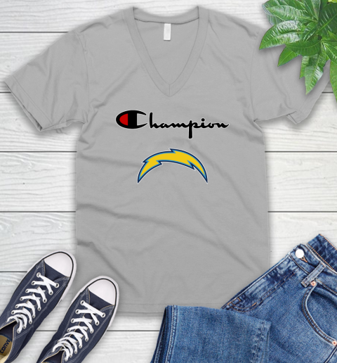 NFL Football Los Angeles Chargers Champion Shirt V-Neck T-Shirt 2
