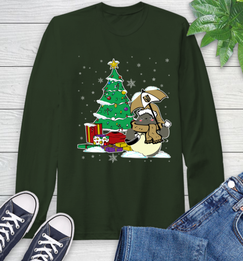 Vegas Golden Knights NHL Hockey Cute Tonari No Totoro Christmas Sports Long Sleeve T-Shirt 7