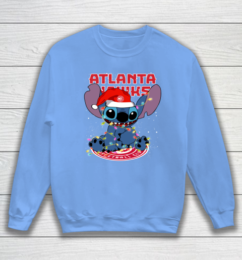 Atlanta Hawks NBA noel stitch Basketball Christmas Sweatshirt 7