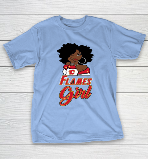 Calgary Flames Girl NHL T-Shirt 11