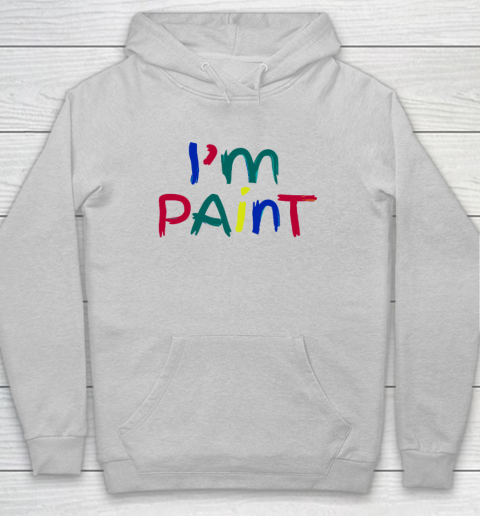 I Heart Love To Finger Paint Couple Valentine I'm Paint Hoodie 4