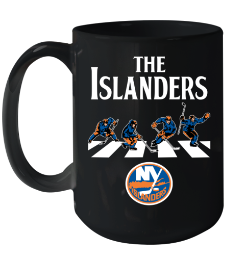NHL Hockey New York Islanders The Beatles Rock Band Shirt Ceramic Mug 15oz