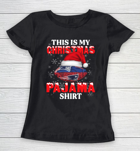 New England Patriots This Is My Christmas Pajama Shirt NFL Women's T-Shirt