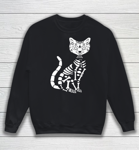 Halloween Shirt For Women and Men Halloween Shirt For Cat Skull Sweatshirt