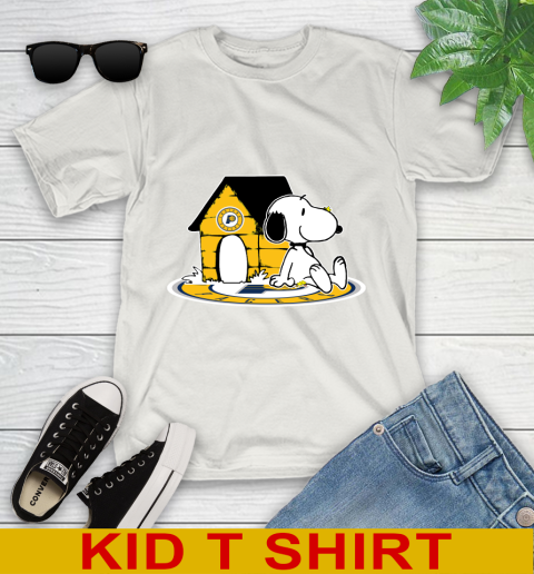 NBA Basketball Indiana Pacers Snoopy The Peanuts Movie Shirt Youth T-Shirt 12