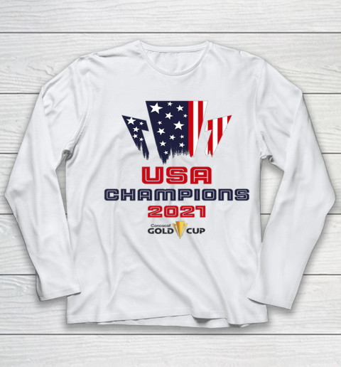 USA Champions 2021 Gold Cup Jersey Concacaf Youth Long Sleeve