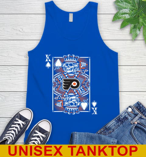 Philadelphia Flyers NHL Hockey The King Of Spades Death Cards Shirt Tank Top 4