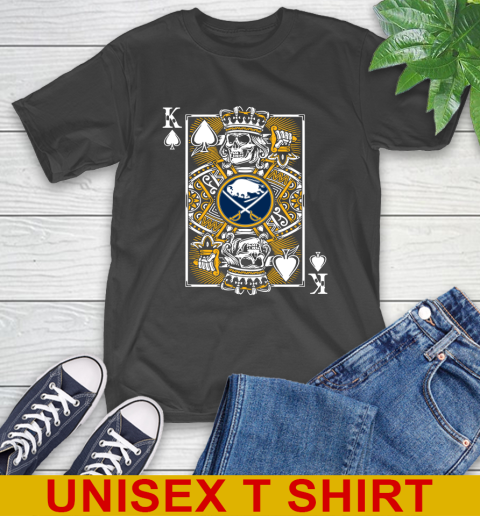 Buffalo Sabres NHL Hockey The King Of Spades Death Cards Shirt T-Shirt