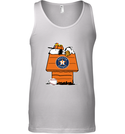 Houston Astros Snoopy And Woodstock Resting Together MLB Shirts Tank Top