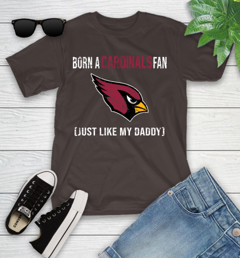 NFL Arizona Cardinals Football Loyal Fan Just Like My Daddy Shirt Youth T-Shirt 6