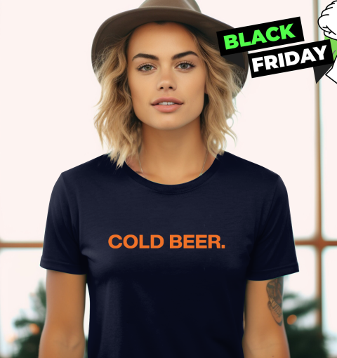 Detroit Tigers Andrew Chafin Cold Beer Women's T-Shirt