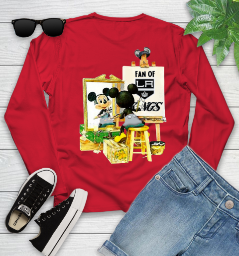 NHL Hockey Los Angeles Kings Mickey Drawing Shirt 122